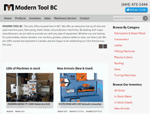 Tablet Screenshot of moderntoolbc.com